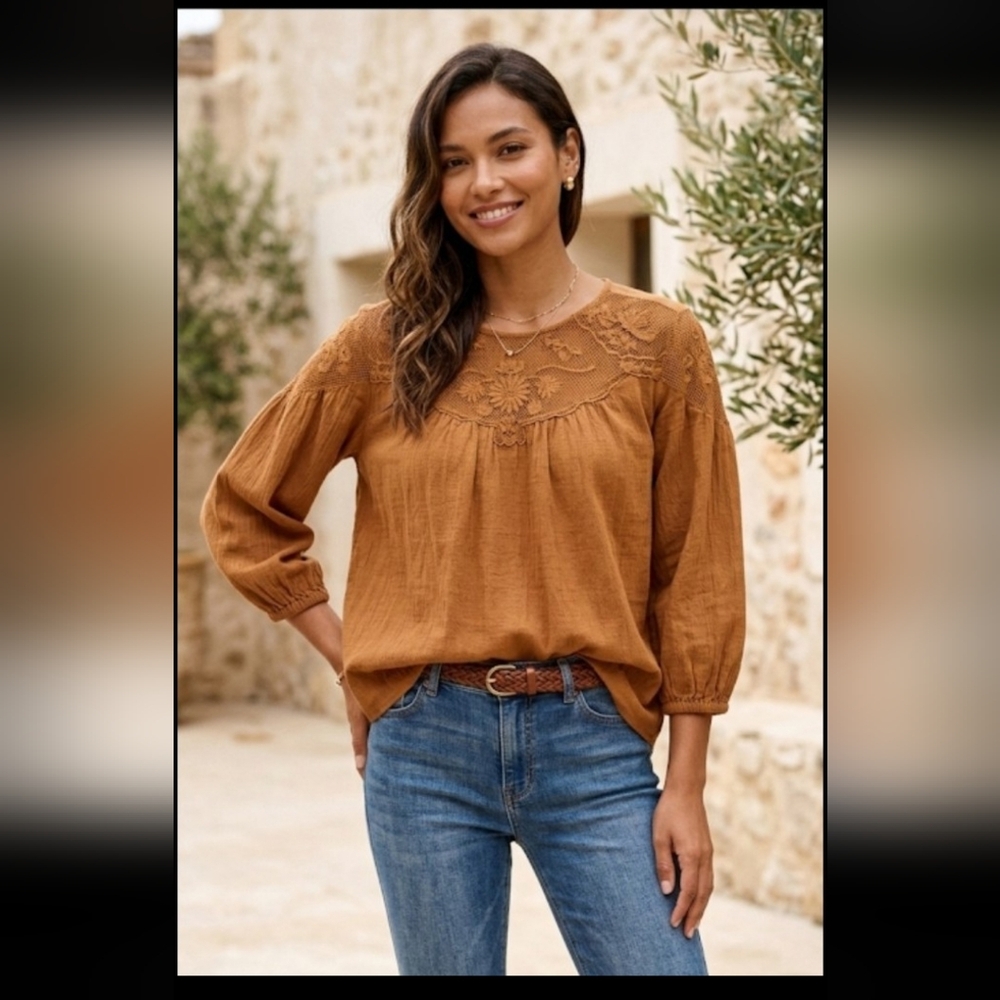 A.n.a a new approach blouse ballon sleeves